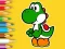Mchezo Coloring Book: Yoshi Fishing Day online