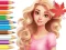 Mchezo Coloring Book: Barbie Autumn Tale online