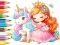 Mchezo Coloring Book: Unicorn Secret Whisper online
