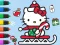 Mchezo Coloring Book: Hello Kitty Christmas online