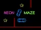 Mchezo Neon Car Maze online