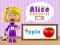 Mchezo World of Alice First Letter online