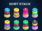 Mchezo Sort Stack color Hoop Game online