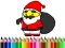 Mchezo Back To School: Santa Claus Coloring online