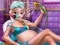 Mchezo Pregnant Ice Queen Bath Care online