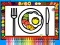 Mchezo Color and Decorate Dinner Plate online