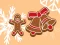 Mchezo Gingerbreadman Coloring online