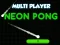 Mchezo Neon Pong Multi Player online