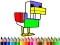 Mchezo Back To School: Monster Craft Coloring online