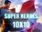 Mchezo Super heroes 10х10 online