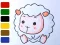 Mchezo Baby sheep ColoringBook online