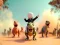Mchezo Stickman: Dinosaur arena online