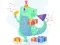 Mchezo Dino Party Jigsaw online