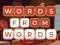 Mchezo Words from Words online