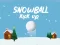 Mchezo Snowball Kickup online
