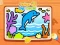 Mchezo Color By Code: Dolphin online
