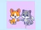 Mchezo Cats and Dogs Puzzle online
