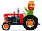 Mchezo Cartoon Farm Traktors online