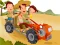 Mchezo Cartoon Tractor Puzzle online