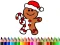 Mchezo Back To School: Christmas Cookies Coloring online