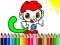 Mchezo Back To School: Monkey Coloring online