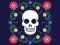 Mchezo Colorful Skull Jigsaw online