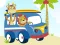 Mchezo Cute animals with cars difference online