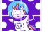Mchezo Cute Rainbow Unicorn Puzzles online