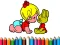 Mchezo Back To School: Aby Girl Coloring online