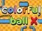 Mchezo Colorful ball X online