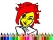 Mchezo Back To School: Cute Girl Coloring online