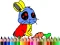 Mchezo Back To School: Rabbit Coloring Book online