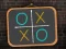 Mchezo Tic Tac Toe blackboard online