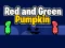 Mchezo Red and Green Pumpkin online