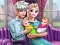 Mchezo Ice Queen Twins Family Day online