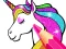 Mchezo Unicorn Coloring Book Glitter online