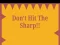 Mchezo Don't Hit The Sharp online