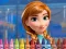 Mchezo Anna Frozen Coloring online