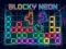 Mchezo Blocky Neon online