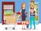 Mchezo Happy Shopping Jigsaw online