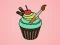 Mchezo Yummy Cupcake Coloring online