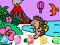 Mchezo Color By Code Volcano Hedgehog online