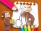 Mchezo Curious George Coloring Book online