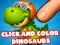 Mchezo Click And Colors Dinosaurs online