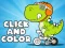 Mchezo Click And Color Dinosaurs online