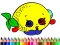 Mchezo Back To School: Fruits Coloring Book online
