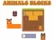 Mchezo Animals Blocks online
