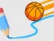 Mchezo Basketball Line online