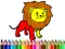 Mchezo Back To School: Lion Coloring Book online