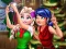 Mchezo Ladybug And Elsa Xmas Selfie online